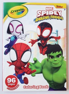 Crayola 96 Pages Spidey and his Amazing Friends Coloring Book - Picture 1 of 2