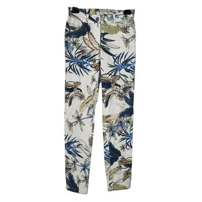 Pantalones Gigi Moda Tropicales Florales Talla S Resort Vacaciones Estampado Audaz Estampado Completo Foto 1 de 4