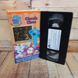 Blue’s Clues Classic Clues VHS Used Nickelodeon Kids Learning Educational - Picture 1 of 4