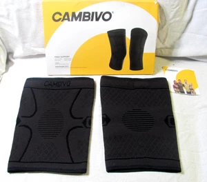 CAMBIVO 2 PackGinocchiere Supporto Manica Tutore, Supporto Compressione NS10 Large "Nuovo" - Foto 1 di 7