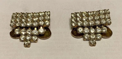 MUSI Rhinestone Vintage SHOE CLIPS - Image 1 of 4