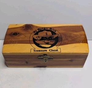 Vintage My Ranger Rick Treasure Chest Wooden - Picture 1 of 8