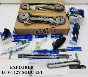 TIMING CHAIN KIT BRAND NEW FORD OEM EXPLORER 4.0L V6 SOHC 1998-05 #7L2Z-6M289-A - Picture 1 of 6