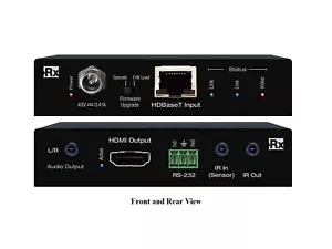 Key Digital KD-X40MRx 4K/18G HDBT Receiver with L/R Audio De-Embed/IR/RS-232 - Picture 1 of 1