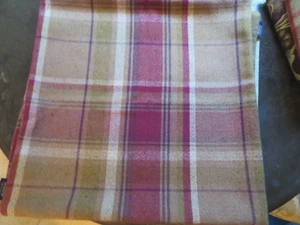 NEU McAlister Textiles Herringbone grün & lila nur 20 x 20 Kissenbezug - Bild 1 von 4