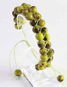  Lemon Lime - Açaí Double Beads Armband - "DuBangle" - Bio, Fair Trade - Bild 1 von 2
