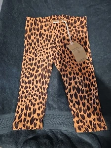 Girls Next Animal Print Cropped Leggings Age 5-6 - Picture 1 of 2