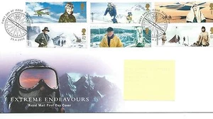 GB - FIRST DAY COVER - FDC - COMMEMS -2003- EXTREME ENDEAVOURS - Pmk Plymouth - Picture 1 of 1