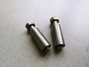 2 NICE ORIGINAL PORSCHE 911 930 914 STEERING COUPLER STOP BUSHINGS W KAMAX BOLTS - Picture 1 of 4