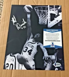 MEL DANIELS SIGNED INDIANA PACERS 8X10 PHOTO BECKETT AUTHENTICATED - Picture 1 of 1