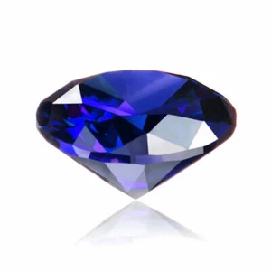 Anello zirconi pietra preziosa sfusa zaffiro taglio blu ovale 9 mm/12 mm decorazione regalo - Foto 1 di 8