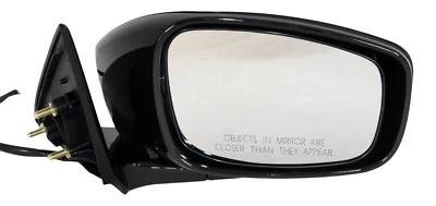 Se adapta a 09-13 IN G37 SEDÁN PINTURA DE ESPEJO ELÉCTRICO A JUEGO NEGRO SIN MEMORIA DE CALOR 11-1 R Foto 1 de 4