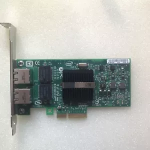 Intel Pro/1000 Dual PORT GIGABIT ETHERNET PCIe NIC Card EXPI9402PT NC360T - Picture 1 of 4