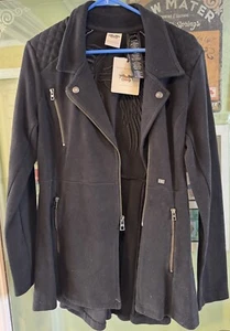 CHAQUETA PERCOAT HARLEY DAVIDSON MUJER NEGRA NUEVA CON ETIQUETAS 96080-18VW - Imagen 1 de 9