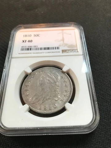 1810 capped bust half dollar Cover