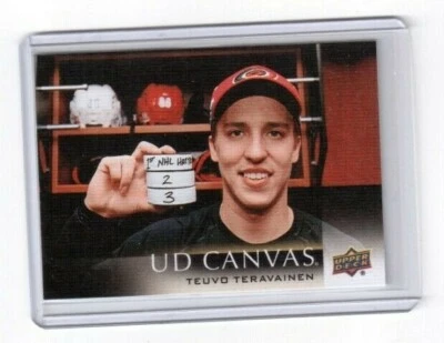 2018-19 Upper Deck Series 1 UD Canvas C15 Teuvo Teravainen Carolina Hurricanes - Image 1 of 2