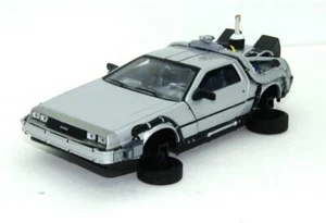 Welly Delorean Time Machine Zurück in die Zukunft 2 verstellbare Räder 1:24 22441FV - Bild 1 von 5