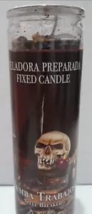 Candela fissa Veladora Esotérica Preparada TUMBA TRABAJO (ROMPI INCANTESIMI) - Foto 1 di 2