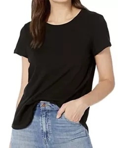Michael Stars E1845 Womens Black Dream Short Sleeve Crew Neck Top One Size - Picture 1 of 1