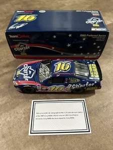 2005 Greg Biffle #16 1:24 Diecast Charter Car AUTOGRAPHED National Guard COA - Picture 1 of 13