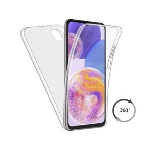 Funda transparente para teléfono frontal posterior transparente con protección completa 360 para Samsung Galaxy A23 - Imagen 1 de 12