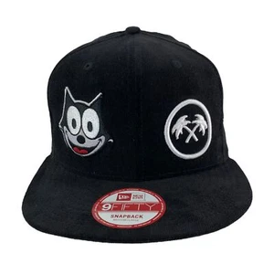New Era Felix The Cat Cord Trainerspotter 9FIFTY Snapback Adjustable Black Cap - Picture 1 of 10