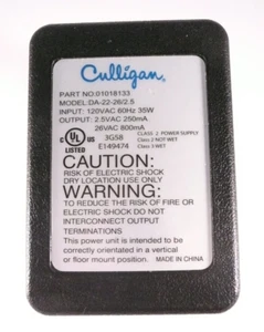 Culligan 01018133 Water Softener Parts A/C Power Supply Adapter Transformer - Picture 1 of 6