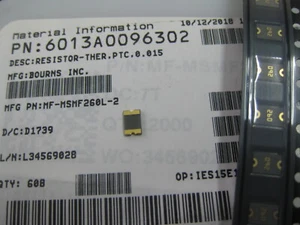 10X Serie MF-MSMF260L-2 MF-MSMF - PTC Fusibles reajustables 0.015R 100A 6V T/R 0.8W - Imagen 1 de 6