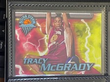 1997-98 Wheels Rookie Thunder Basketball Rising Storm Insert #9 Tracy McGRADY
