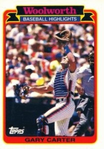 1989 Topps Woolworth Baseball Highlights Baseball 10 Gary Carter