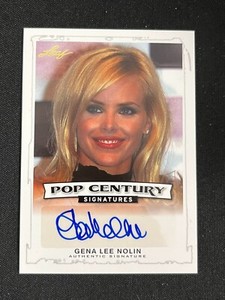 2014 Leaf Pop Century Signatures Gena Lee Nolin BA-GLN Autograph Card AA