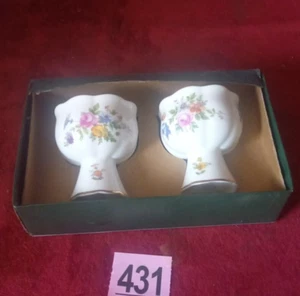 Minton Marlow English Bone China cups with partial Box - 1 with fault - Picture 1 of 5