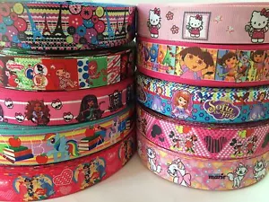 10 Yards 7/8" & 1" Mixed Lot Grosgrain Ribbon Hair Bow Supplies - Picture 1 of 1