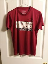 Arkansas Razorbacks Kids Youth Size L 16-18 Jersey T-Shirt Colosseum Athletics 