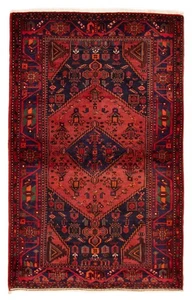 4'5" x 7'2" Traditional Vintage Hand Knotted Oriental Carpet Wool Area Rug - Picture 1 of 9