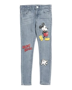 LEVIS X Disney MICKEY MOUSE 710 Skinny Youth Jeans Disney Ltd Edition sz 10 Reg - Picture 1 of 4