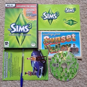 Sims 3 Collectors Edition Preorder Bonus Pack Pre-Release Sticker Poster Spiel - Bild 1 von 7
