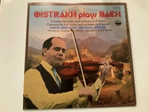 Bach Oistrakh Plays Bach Everest Vinyl LP nice A+ - Picture 1 of 4