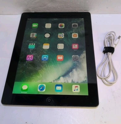 Apple iPad (4th Generation) A1459 64 GB, Wi-Fi + 4G , 9.7 in, Black (*READ) - - Image 1 of 4