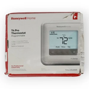 Honeywell Home T4 Pro programmierbarer Thermostat mit Stufen bis zu 1 Heizen/1 Kühlen - Bild 1 von 2