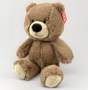 Neu mit Etikett Aurora Hugga-Wug Teddybär seidig weich taupe braun Baby kuschelig umweltfreundlich - Bild 1 von 13