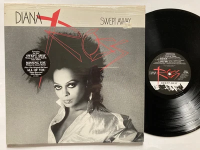 Diana Ross – Swept Away LP - 1984 - EX/EX Foto 1 de 2
