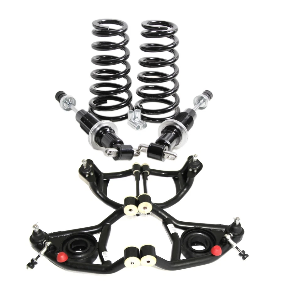 Kit de brazo de control delantero CoilOver y tubular para carrocería 68-72 Chevelle Monte Carlo GTO A Foto 1 de 4