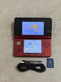 Nintendo 3DS Console Red Edition With Charger US SELLER Excellent Condition