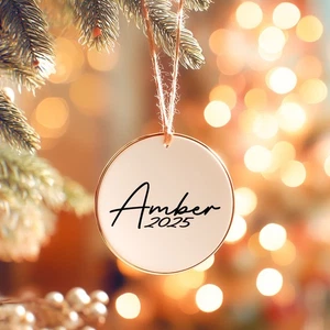2x Pegatinas Vinilo Nombre Personalizado para Bola, Decoración Navidad NAVIDAD - Imagen 1 de 41
