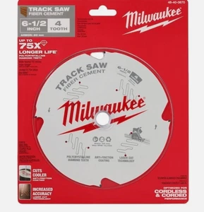 Herramienta Milwaukee 48-40-0670 6-1/2 pulgadas Hoja de sierra de oruga de fibra de cemento 4T - Imagen 1 de 5