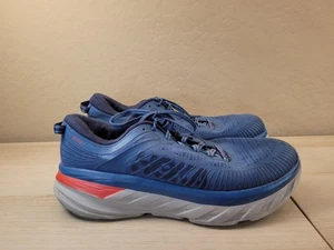Scarpe da corsa Hoka One One Bondi 7 1110518 RTOS da uomo US 11 sneakers blu acqua - Foto 1 di 10