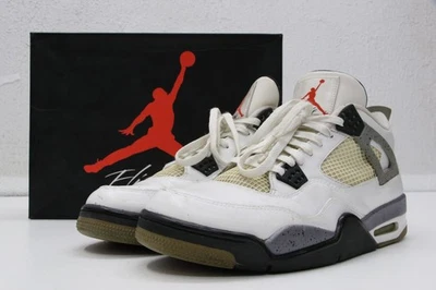 Air Jordan 4 Retro Blanco Cemento 308497-103 (2012) Talla 12 EE. UU./46 UE Foto 1 de 4