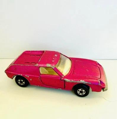 Lesney Matchbox Lotus Europa No. 5 Superfast 1969 розовый изящный оригинал - Изображение 1 из 4