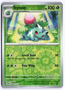 Ivysaur - Reverse Holo SV: Scarlet & Violet 151 002/165 NM - Bild 1 von 2